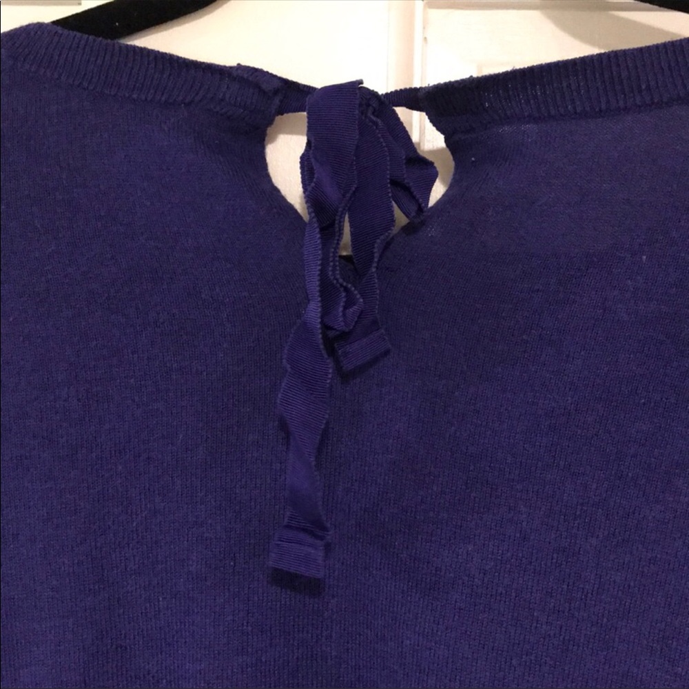 Ann Taylor loft | purple lightweight sweat… - Picture 2 of 6
